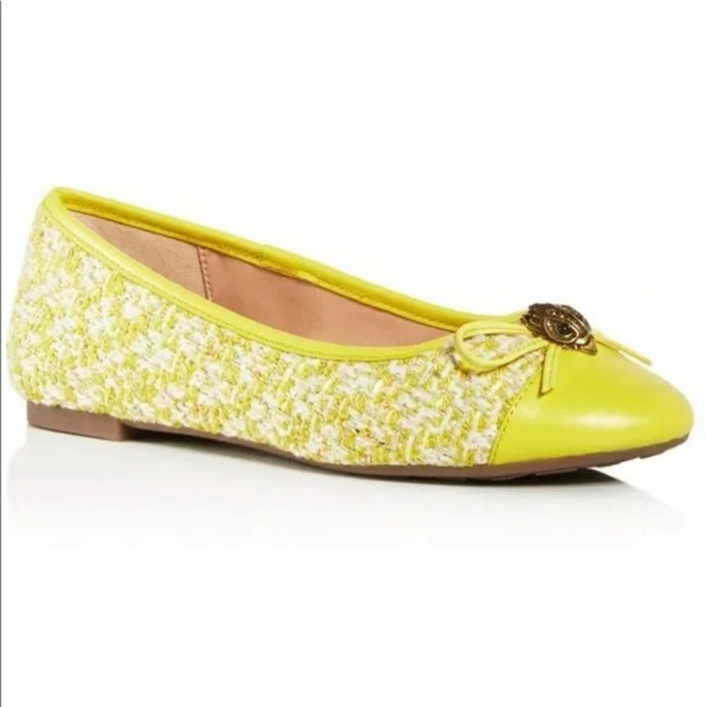 Kurt Geiger Esme Ballet Flats Yellow. Size 37/7